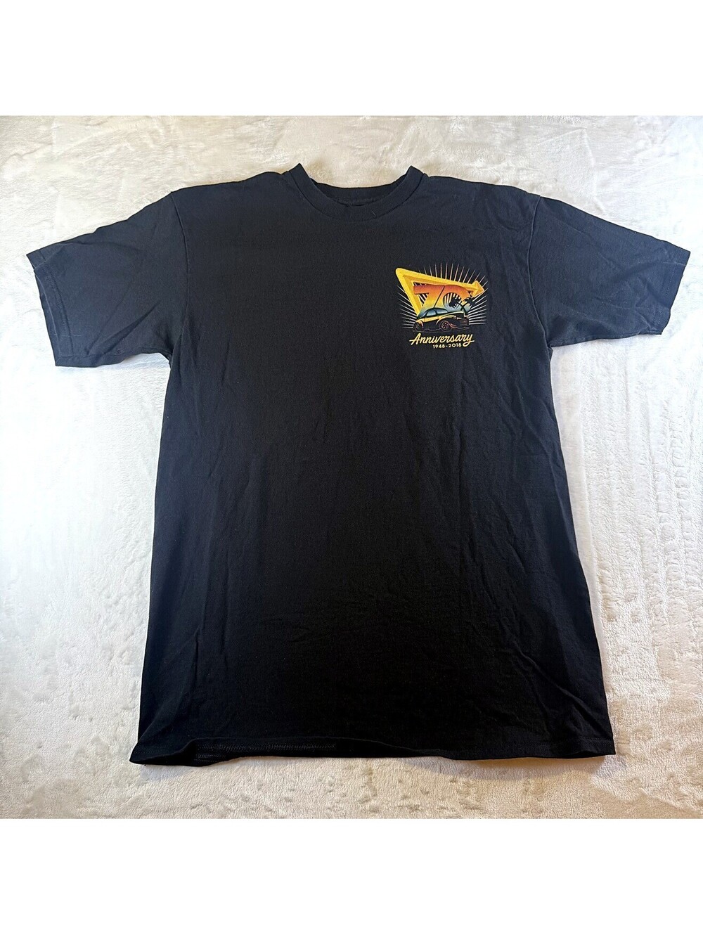 In-N-Out Burger Mens M Black T-Shirt 70th Anniversary 1948-2018